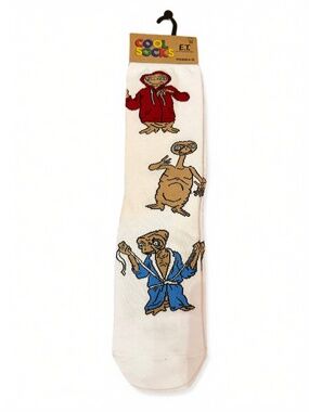 Universal Studios E.T. The Extra-Terrestrial Crew Socks NWT Size 6-13